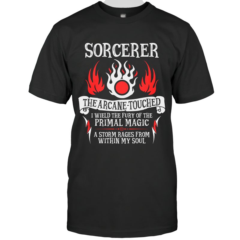 DND CLASSES SORCEERER T-SHIRT