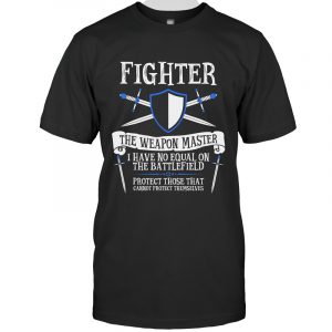 DND CLASSES FIGHTER T-SHIRT