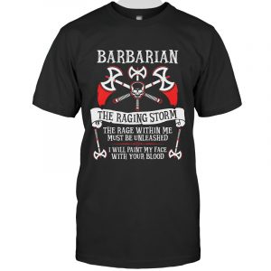 DND CLASSES BARBARIAB T-SHIRT