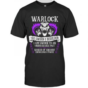 DND CLASSES WARLOCK T-SHIRT