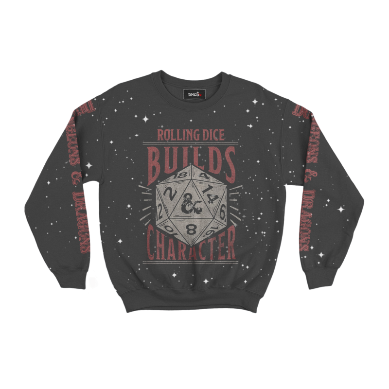 Rolling Dice Build Charater Sweatshirt