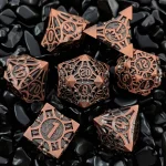 Dungeons & Dragons Metal Dice（Bronze）