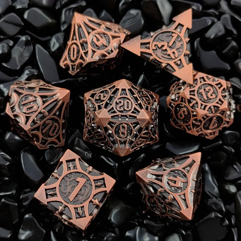 Dungeons & Dragons Metal Dice（Bronze）