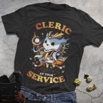 Cat Cleric DND T-Shirt