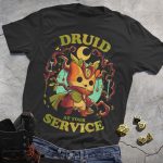 Cat Druid DND T-Shirt