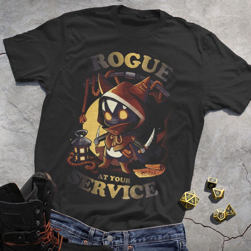 Cat Rogue DND T-Shirt