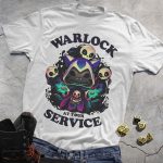 Cat Warlock DND T-Shirt
