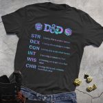 Colorful Dice DND T-Shirt