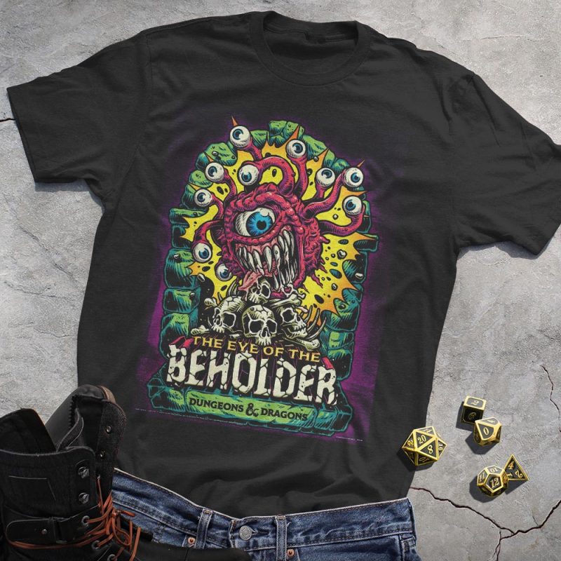DND Beholder EYEs-Monster T-Shirt