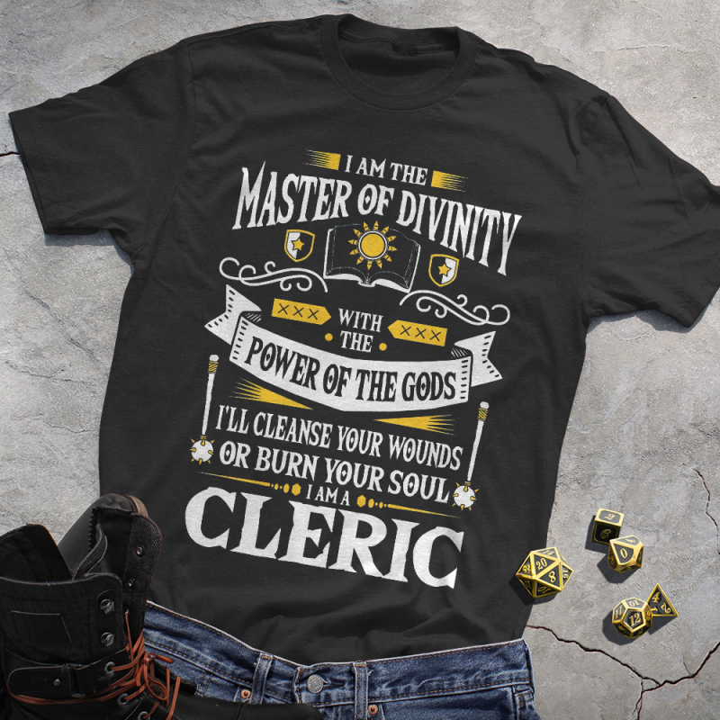 DND CLASSES CLERIC TEE