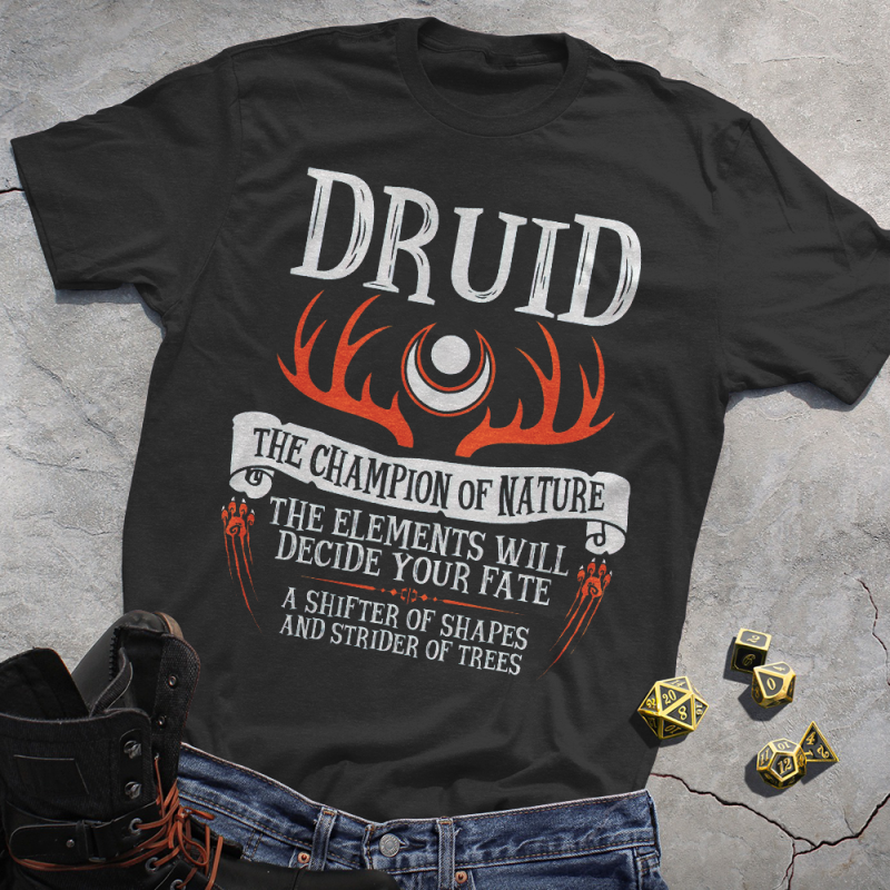 DND CLASSES DRUID TEE