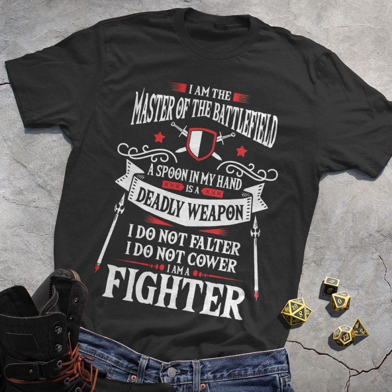 DND CLASSES FIGHTER TEE