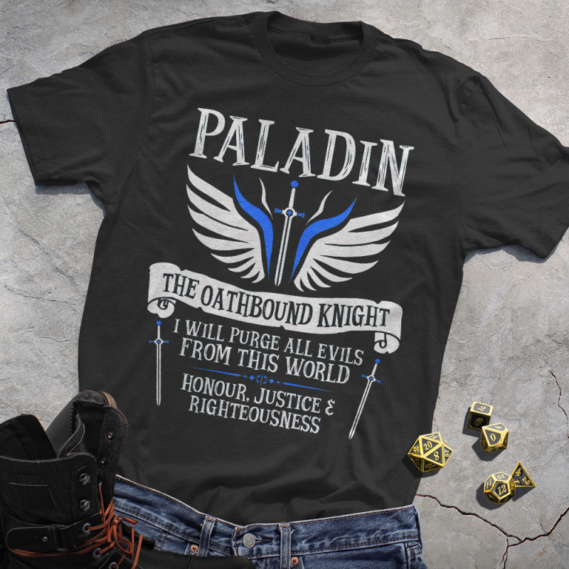 DND CLASSES PALADIN TEE