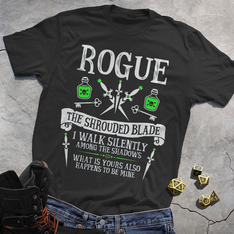 DND CLASSES ROGUE TEE 2