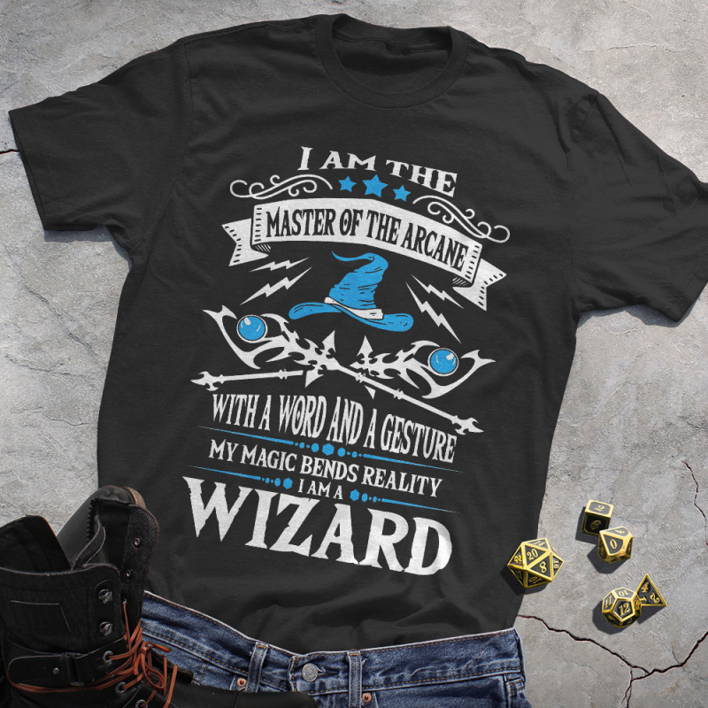 DND CLASSES WIZARD TEE