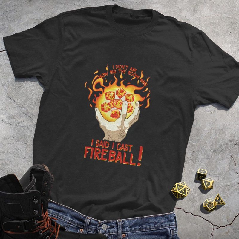 DND Cast Fireball T-Shirt