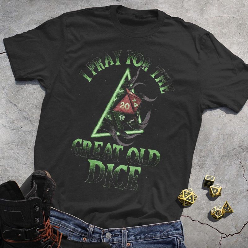 DND Dice Octopus From Parallel Universe T-Shirt