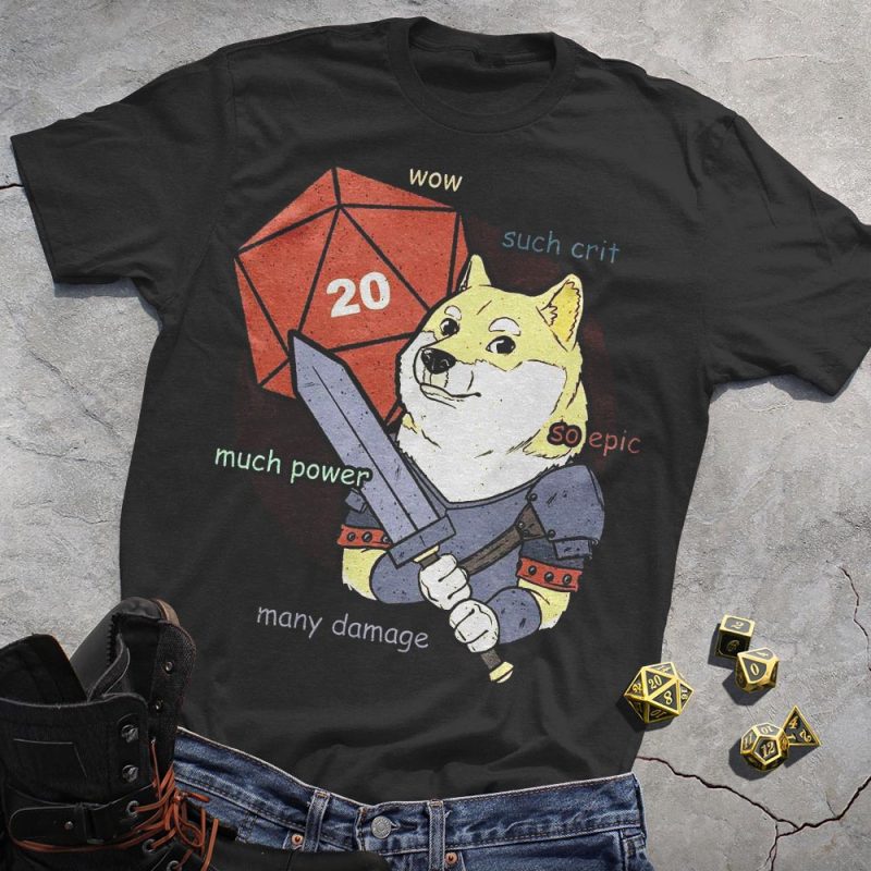 DND Doggy Knight T-Shirt