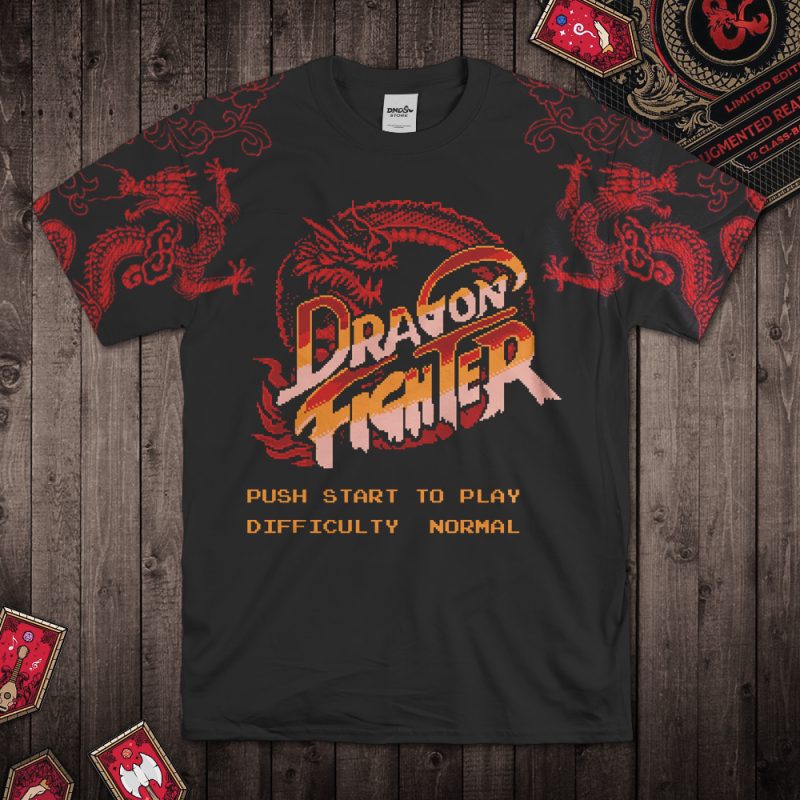 DND Dragon Fighter T-Shirt