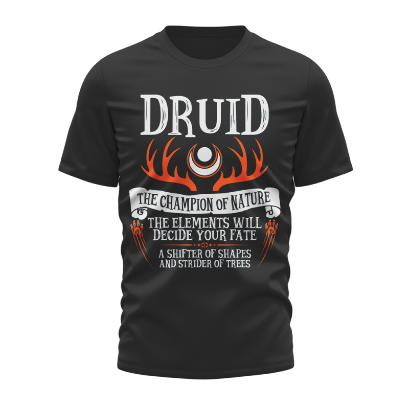 DND-Druid-The-Champion-Of-Nature-T-shirt