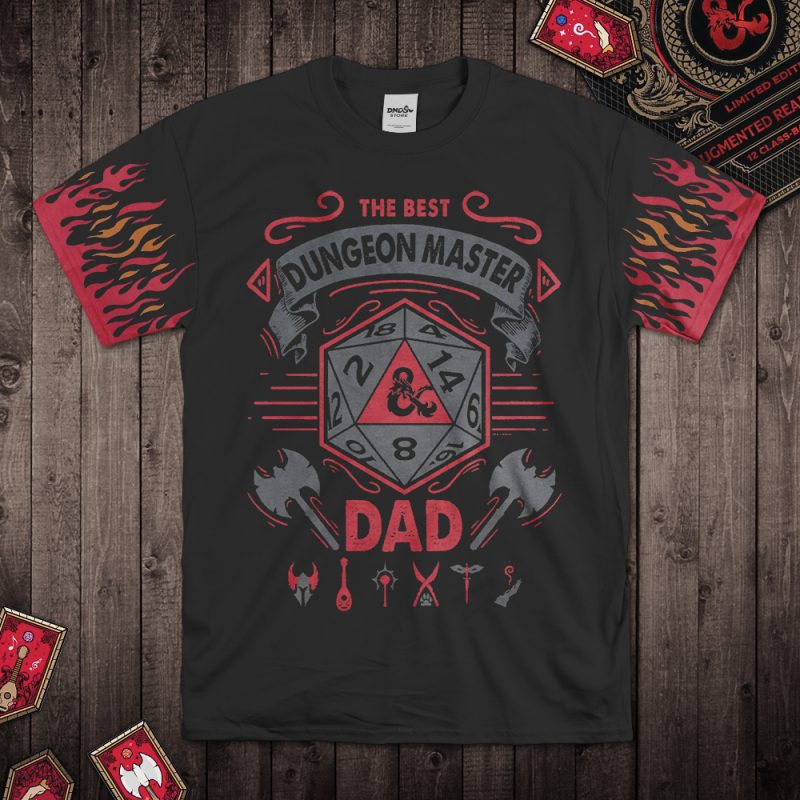 DND Dungeon Master Dad's Gift T-Shirt
