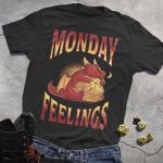 DND Monday Feelings Fire Dragon T-Shirt