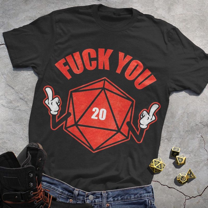 DND Provocative Red Dice T-Shirt
