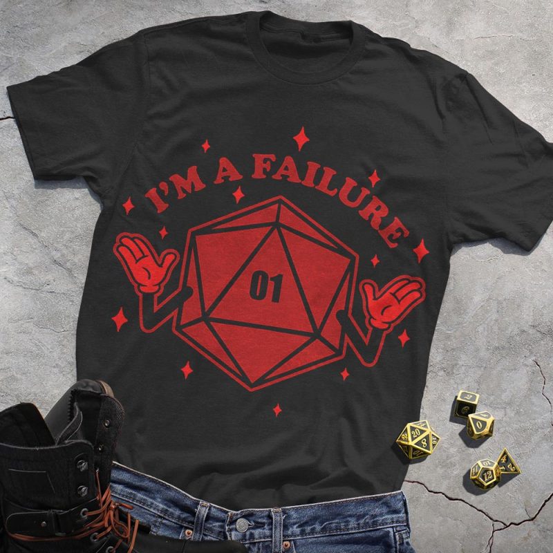 DND Red Dice Smugshrug T-Shirt