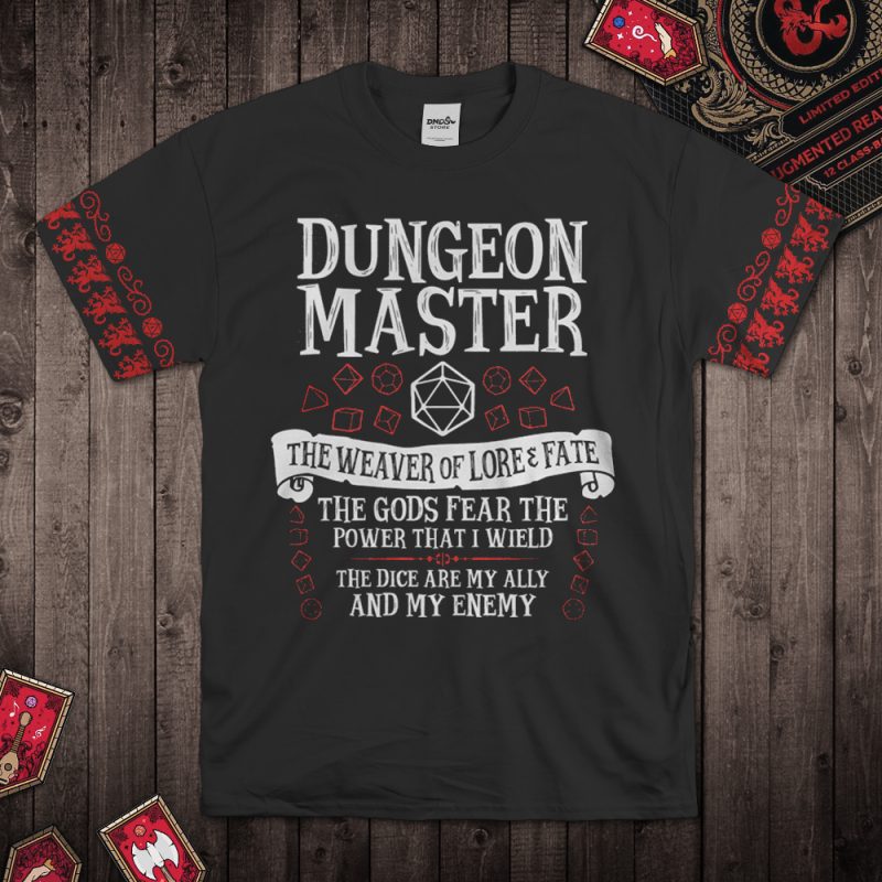 DND Red Dragon Totem Dungeon Master T-Shirt