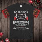 DND Red Fire Totem Barbarian T-Shirt