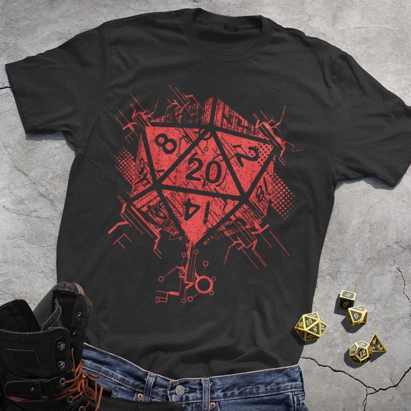 DND Technology Dice T-Shirt
