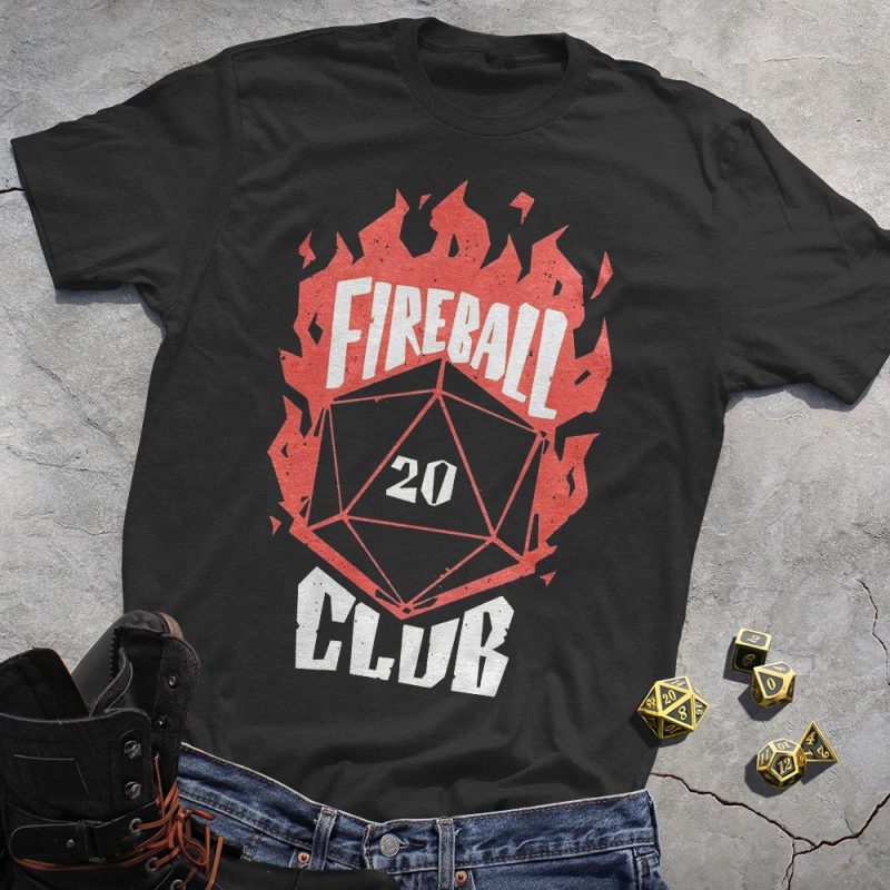 DND The FireBall Club T-Shirt