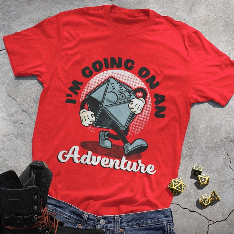DND The Walking Dice T-Shirt