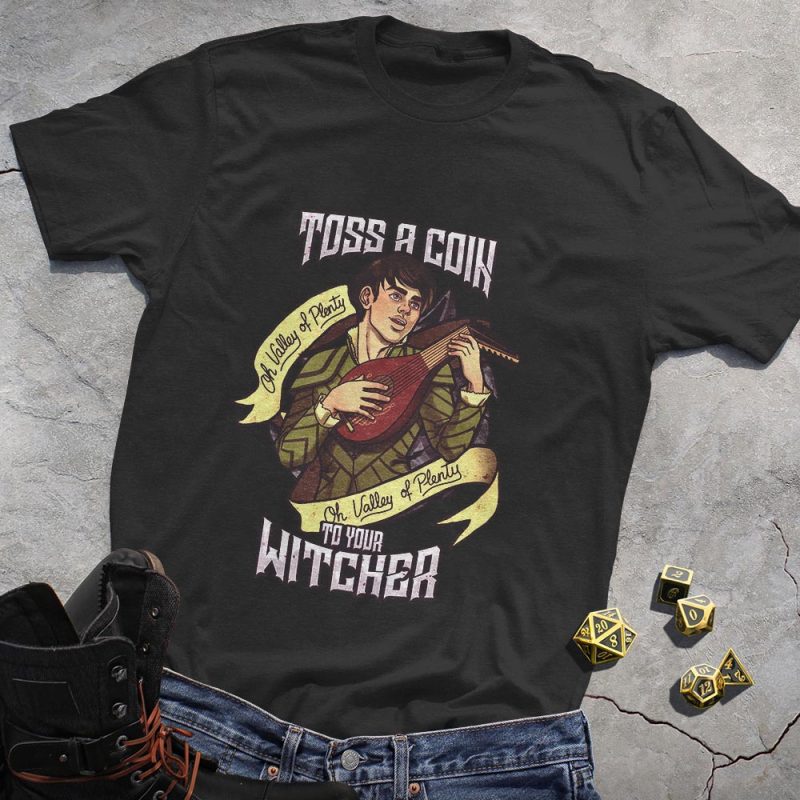 DND Toss A Coin Retro T-Shirt