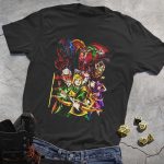 DND Warrior Fighting With Dragon T-Shirt