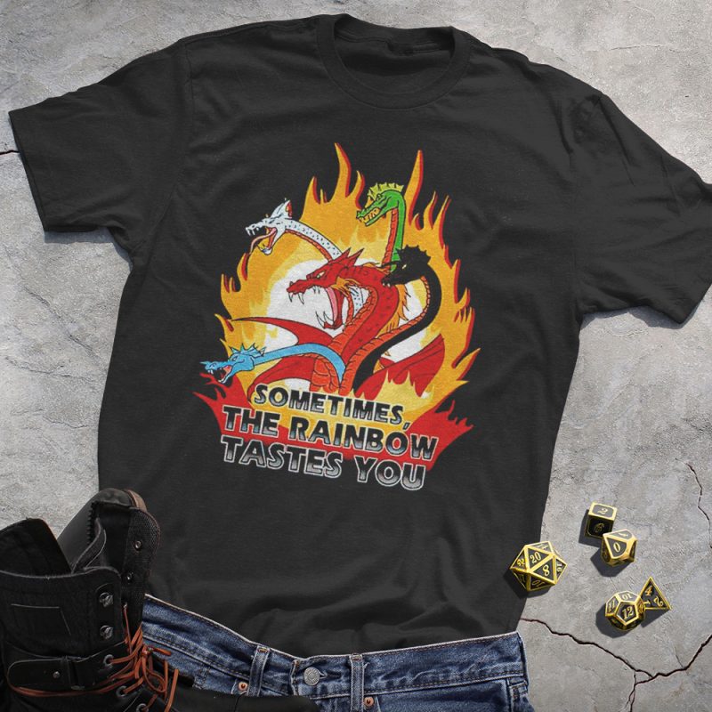 Five Dragon In One DND T-Shirt