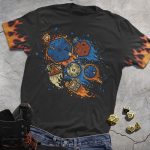 Flying Dice DND T-Shirt