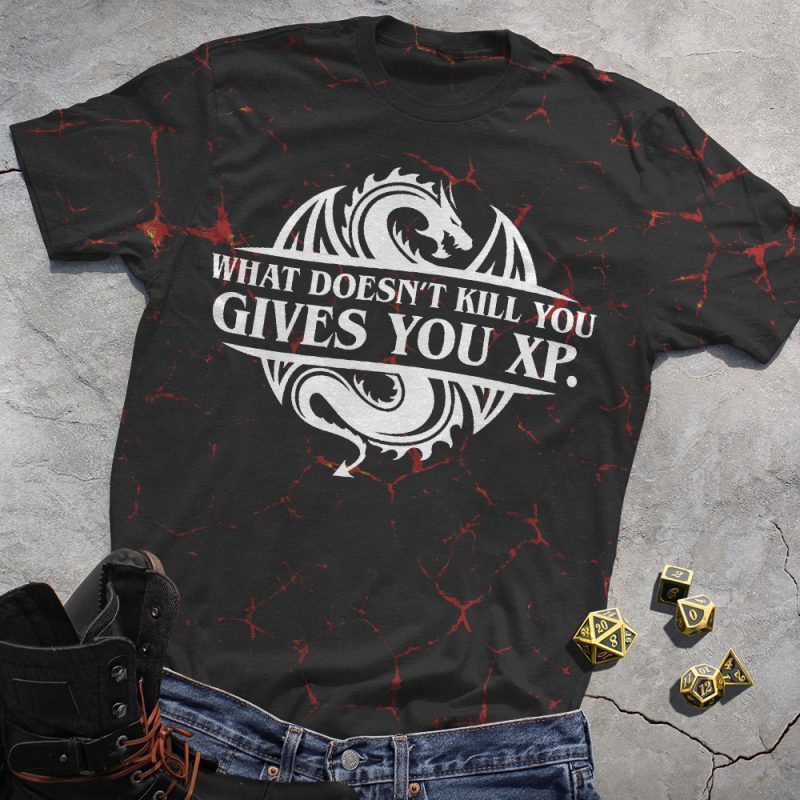 Give You XP DND Dragon T-Shirt