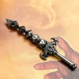The D&D Sword Of Probability Dice Sword Pendant