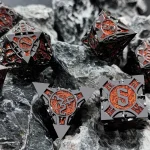 Dungeons & Dragons Metal Dice（Flame）