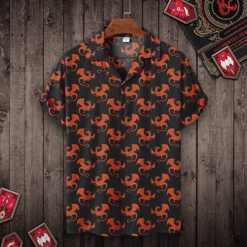 DND RPG Dragon Totem Hawaiian Shirt