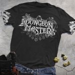 DND Retro Dungeon Master Black Tee