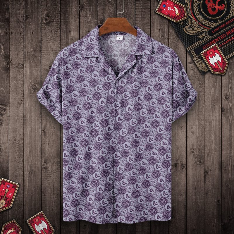 DND Dice Printing Hawaiian Shirt