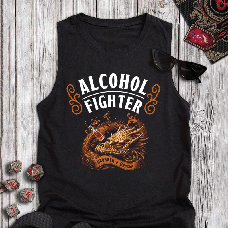 DND Alcohol Fighter Tanktop