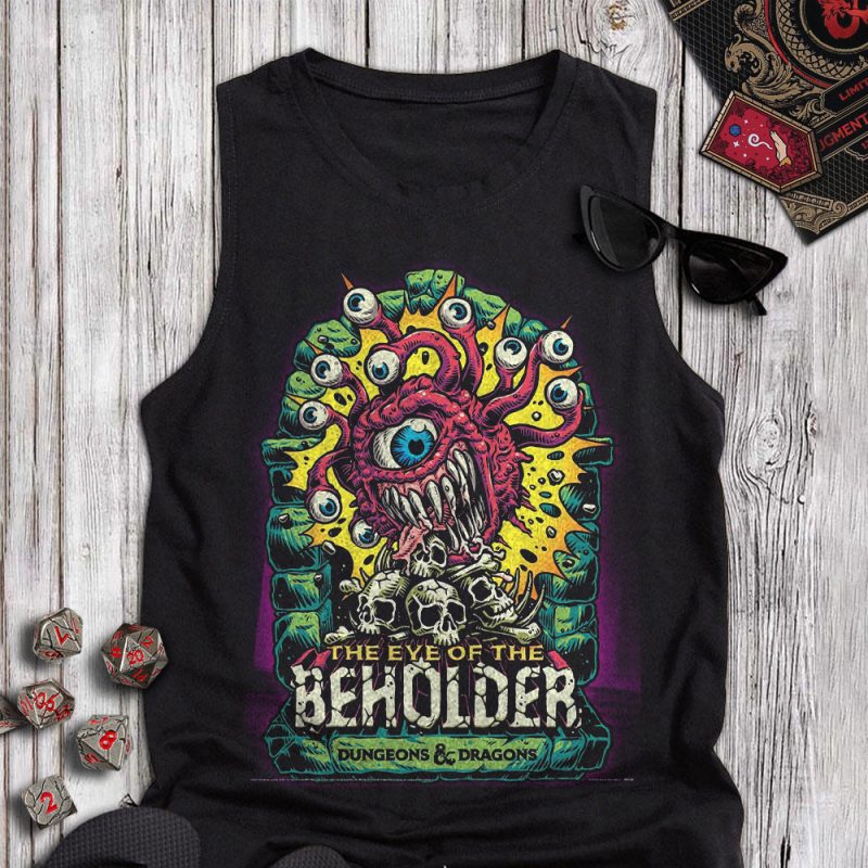 DND Beholder Retro Tanktop