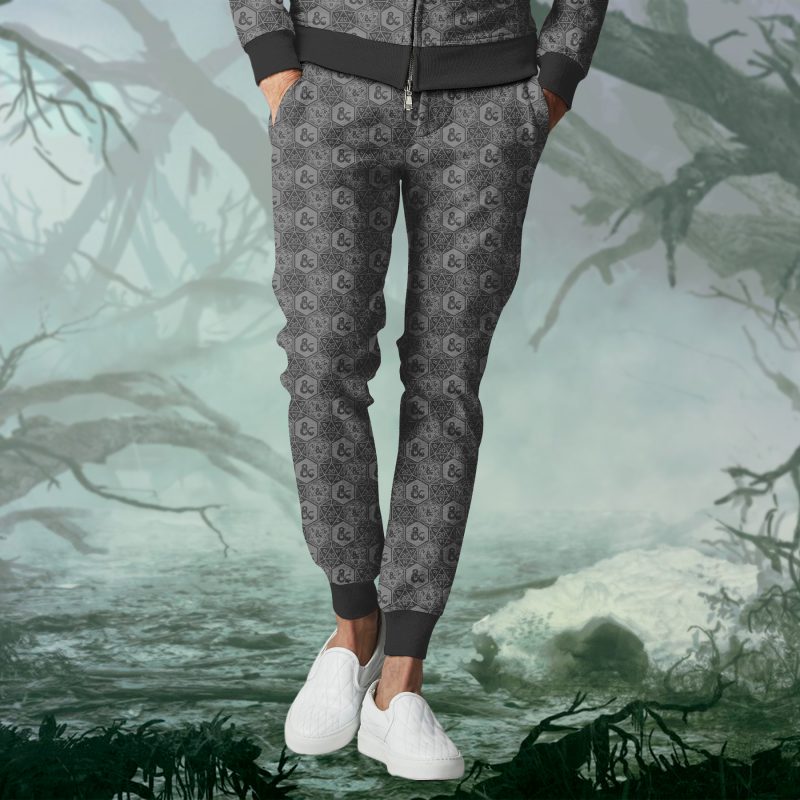 DND Dice Printing Casual Pants