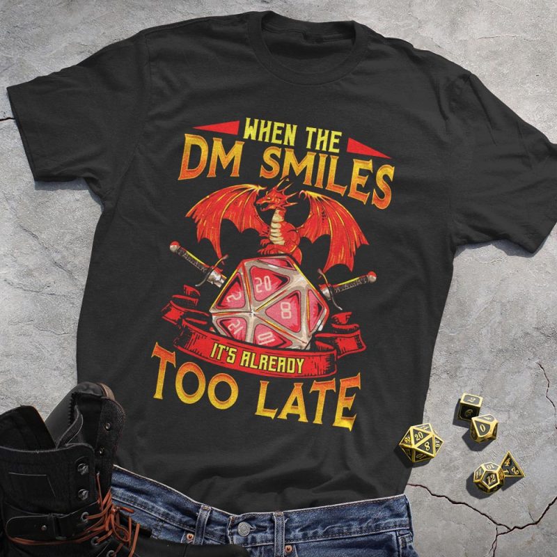 DND Dragon DIce DM Tee
