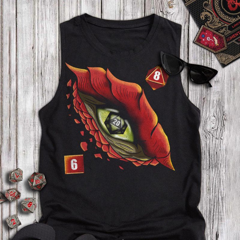 DND Dragon‘s Eye Retro Tanktop