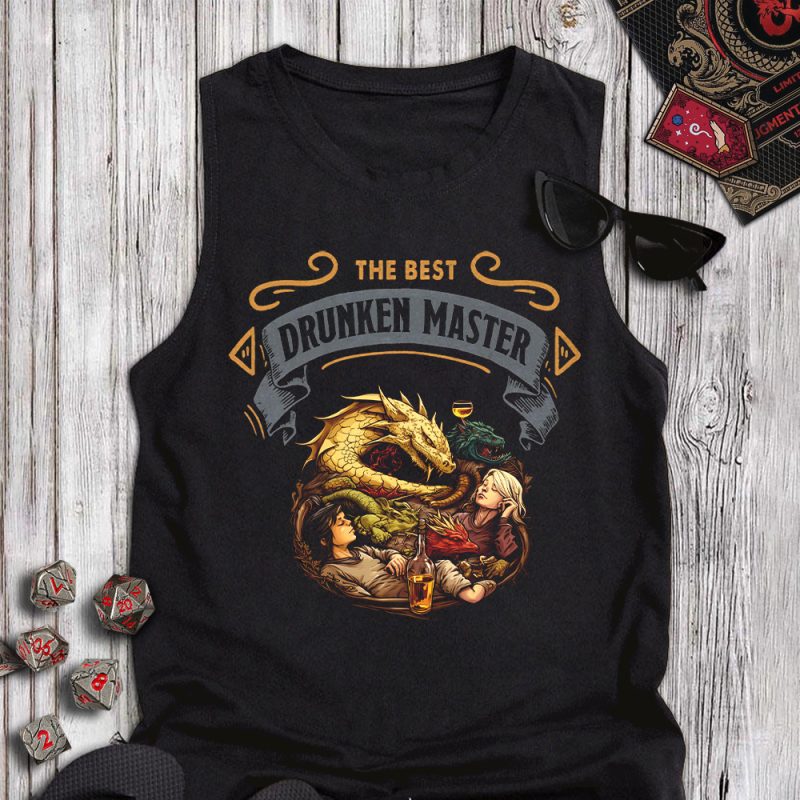 DND Drunken Master Tanktop