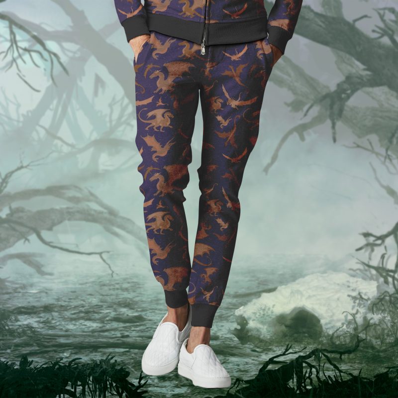 DND Flying Dragon RPG Casual Pants